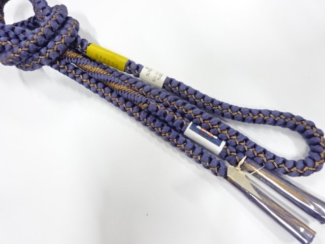 未使用品　正絹　手組帯締め